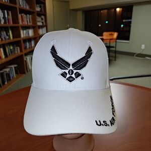 United States Air Force Embroidered Trucker Mesh Strap-on Hat Cap Made in USA